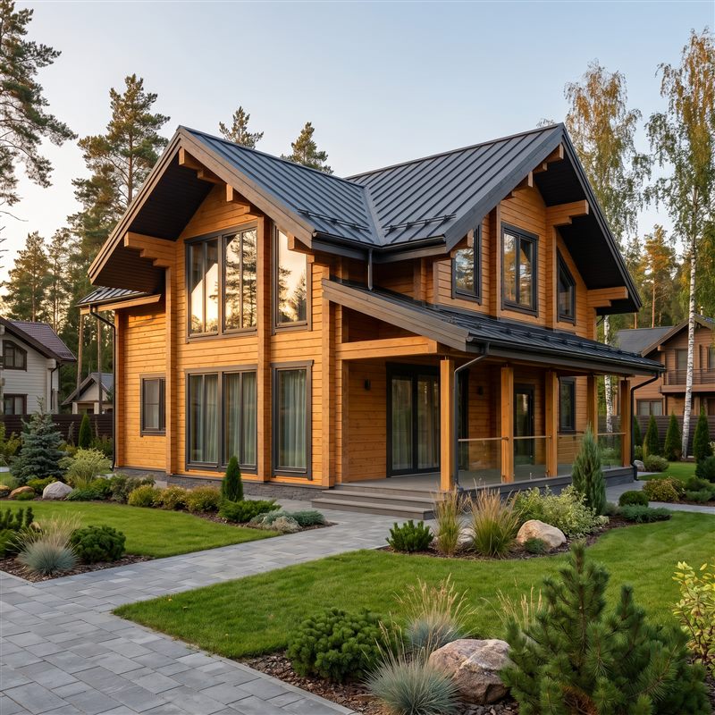 Home of glued laminated profiled timber