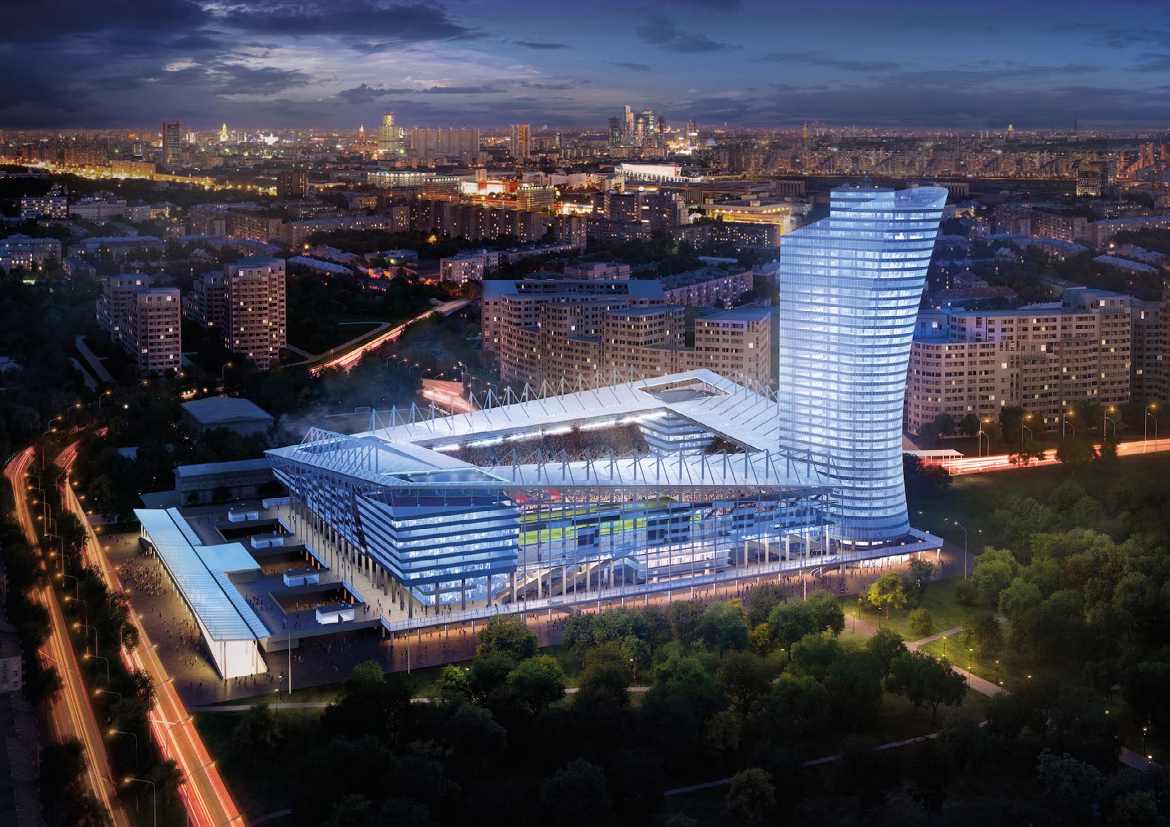 The new CSKA Stadium, Moscow